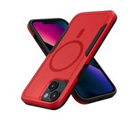 MobNano DBM - Custodia per iPhone 15, colore: Rosso/Nero