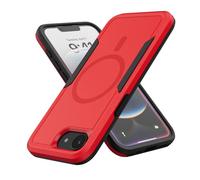 MobNano DBM - Custodia per iPhone 16e, colore: Rosso/Nero