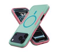 MobNano DBM - Custodia per iPhone 17 Max, colore: Verde/Rosa
