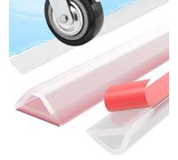 mobumeia 2M Barriera Doccia Ferma Acqua Silicone, Bordo Doccia Anti Acqua Trasparente, Barriera Antiacqua per Doccia Silicone Flessibile e Durevole, Aderenza Potente per Doccia, Cucina, Bagno