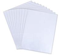 MOBUTOFU 12 Pezzi Buste Protettive in Plastica Bianche per Foto e Documenti Importanti Senza Sbavature per Evitare Macchie per Conservare Fotografie