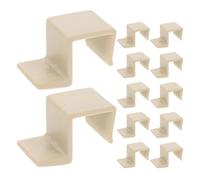 MOBUTOFU 12 pezzi di supporti per telaio letto - Staffe di supporto per ripiani della culla per tenere ferme le doghe - Accessori per sponde della culla - Ferramenta per il montaggio del letto