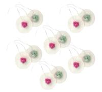 MOBUTOFU 12 Pezzi Retine in Rayon per Lampade a Gas e Lampade a Petrolio a Doppio Becco, Antivento e Facili da Installare per Illuminazione e attività All'aperto