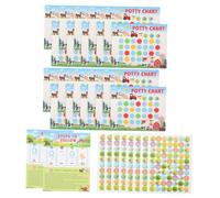 MOBUTOFU 1set Adesivi Per Allenamento Al Vasino Per Ragazzo Ragazza Tema Fattoria Cartoni Animati Grafico e Sticker Decorativi Per Ricompense Facile Da Usare e Portatile Per Metodo Di
