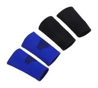 MOBUTOFU 2 Paia Manicotti Elastici per Gomito in Spandex e Nailon, Protezione e Comfort per Sport come Pallacanestro e Attività All'aperto