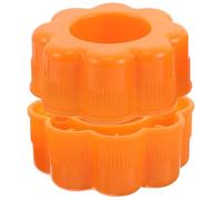 MOBUTOFU 2 Pezzi Coprivite per Scivolo, 1,38 Pollici Id, Plastica Arancia | Accessorio per Attrezzature da Gioco, per Bulloni e Viti, Protezione Sicura, Manutenzione Semplice