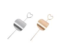 MOBUTOFU 2 Pezzi Fermacapelli in Lega Superficie Lucida e Liscia, Design Elegante a Forma Chic, Accessori per Chioma per Cene e Balle