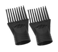 MOBUTOFU 2 pezzi Pettine Attacco Asciugacapelli Ugello Concentrazione Aria per Styling Preciso Protezione Capelli con Calore Uniforme Accessori Leggeri per Phon Professionale