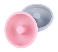 MOBUTOFU 2 Pezzi Stampo per Ciambelle in Silicone Alimentare 4 Pollici | Dolci, Gelatina e Biscotti, Lavabile, Adatto a Genitori e Principianti, Uso Quotidiano