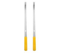 MOBUTOFU 2 Pezzi Strumento per Organizzare Scaffali in Acciaio Inox per | Argento, Leggero e Compatto, per Scaffalatura Negozio e Banco, Uso su Gondola