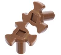 MOBUTOFU 2 Pezzi Supporto Guida Rulli per Piatto Girevole Microonde, Albero Accoppiatore Resistente per Giradischi Vassoio, Ricambio Compatibile per Forno a Microonde Uso Domestico