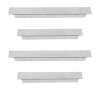 MOBUTOFU 4 Pezzi Barra Divisoria in Acciaio Inox per Vaschette Buffet | Supporto Angolare Diritto, Installazione Semplice, Impilabile, Estensione Flessibile, per Attrezzature Cucina Professionale
