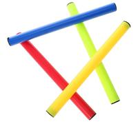 MOBUTOFU 4 Pezzi Testimone Staffetta 2,8cm in Plastico per Gare di Corsa | Colorata, Ridotto, Bordo Liscio, Passaggio Rapido per Adulti Colore Casuale