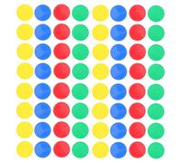 MOBUTOFU 400 Pezzi Gettoni da Bingo in Plastica 25mm, Rotondi, con Scatola | Giochi Matematici e Attività di Motricità Fine, Uso Prescolare, Set Ordinato con Contenitore Plastico