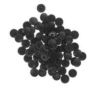 MOBUTOFU 500 Pezzi Coprivite in Plastica Nera Rotonda per Viti a Croce Facile Installazione e Resistenza alle Intemperie per Montaggio Pareti e Progetti Domestici