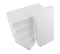 MOBUTOFU 6 Pezzi Blocchi di Polistirene Rettangolari 30x15x5cm, Versatili e Leggeri per Laboratori Didattici e Creazioni Artistiche