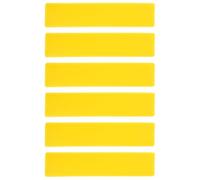 MOBUTOFU 6 Pezzi Nastro Segnaletico per Campo Tennis Giallo, PVC, Uso | Adesivo Rimovibile e Resistente All'acqua, Ausilio per Allenamento, Adatto a Sport e Superfici