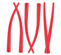 MOBUTOFU 6 Pezzi Ugello Beccuccio Curvo Allungato per per Silicone in Plastica Rossa Applicazione Precisa per di Sigillatura e Calafataggio