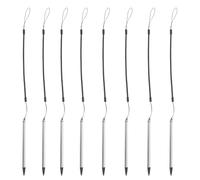 MOBUTOFU 8 penne stilo di precisione per tablet con cavo di sicurezza, stilo a punta fine per scrittura su schermo, penne universali anti-smarrimento per telefoni, blocchi da disegno, firme