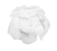 MOBUTOFU Bianco Imbottitura in Cotone PP 250g per Cuscini e Peluche | Riempitivo Leggero ad Alta Resilienza, Mantiene la Forma, per Lavori Creativi e Decorazioni Domestiche