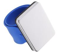 MOBUTOFU Bracciale Magnetico in Silicone Blu Slap Bracelet per Parrucchieri Porta Fermagli e Spilli per Acconciature Accessorio Pratico e Durevole Adatto Tutti i Polsi