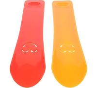 MOBUTOFU Calzascarpe Ergonomico in Pp 2 Pezzi Design Cartoon Sorriso, Robusto e Facile da Usare per Anziani e Donne Incinte, Aiuto Pratico per Indossare le Scarpe senza Piegarsi