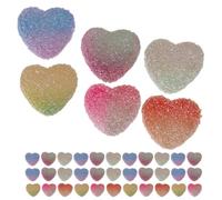 MOBUTOFU Caramelle Finte Campione Stili Multipli 50 Pezzi in Resina a Forma di Cuore Design Realistico e Aspetto Vivido, Decorazioni Decorative Perfette per Hotel e Case Stili Multipli