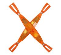 MOBUTOFU Catarifrangenti Bici Arancia in Plastica per Ruote Bicicletta | Catarifrangente Ruote Bicicletta, Catarifrangente per Raggi di Bicicletta, Catadiottro per Bicicletta