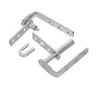 MOBUTOFU Cerniere per Porte in Acciaio Inossidabile 2 Pezzi Apertura Doppia Direzione Funzionamento Silenzioso e Scorrevole Adatte per Ambienti Domestici e Commerciali Argento