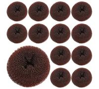 MOBUTOFU Ciambella per Chioma 15 Pezzi in Nylon Leggero e Versatile, Chignon Facile per Bambine ed Eventi di Danza, Accessorio Elegante fare Panino