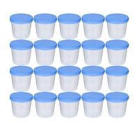 MOBUTOFU Contenitori Raccolta Urine Sterili da 40 Ml Chiusura Ermetica, 50 Pezzi in Plastica Robusta per Esami Medici e Analisi di Laboratorio Colore Casuale