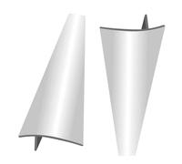 MOBUTOFU Coperture per Fessure del Piano Cottura in Silicone 2pezzi, Protezione Anti-versamento e Riempitivo per Spazi tra Fornelli, per Cucina Sicura e Pulita