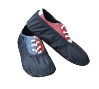 MOBUTOFU Copriscarpe da Bowling Impermeabili e Resistenti, Nero XL, Coppia | Nailon Nero, Adatti per Ospedale e Neve, Portatili, Mantengono le Calzature Asciutte e Calde
