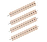 MOBUTOFU Elementi Riscaldanti per Sigillatrice 240Mm X 3Mm Panno Isolante Alta Temperatura, Set 4 Pezzi per Sigillatura Sacchetti in Macchine Sigillatrici Manuali