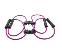 MOBUTOFU Fascia Elastica a Croce con Maniglie, Tpe, per Donne | Presa Antiscivolo e Ancoraggio Centrale, Struttura Incrociata Doppio Cerchio, Supporto Riabilitativo