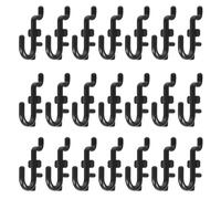 MOBUTOFU Ganci a J per Pannelli Forati in Plastica, 50 Pezzi, Ganci Porta Attrezzi e Utensili, Adatti per Organizzazione Garage, Officina e Spazi di Lavoro Utensili