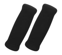 MOBUTOFU Impugnature Antiscivolo per Stampelle in Spugna, Set 2 Pezzi Foro da 2 Cm, Comode Fasce per Manici di Bastoni da Passeggio, Design Spesso Ergonomico per Anziani e Ausili