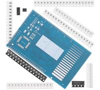 MOBUTOFU Kit di Pratica Saldatura Smd 125 Componenti e 274 Giunzioni, Scheda Pcb Resistente per Migliorare Abilità di Saldatura Elettronica Fai da Te