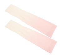 MOBUTOFU Manicotti da Braccio Protettivi UV per Uomo Donna in Nylon Rosa con Design a Colore Sfumato Raffreddante per Sport Estivi All'aperto e Ciclismo