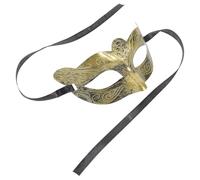 MOBUTOFU Maschera Mezza Faccia Vintage in Plastica per Uomo e Donna, Stile Greco-romano Prince Jazz, Maschera da Ballo e Cosplay per Feste Serali e Carnevale, 16,5x10x8,6 Cm