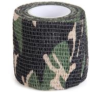 MOBUTOFU Nastro Mimetico Autoadesivo Multiruolo 5cm X 4,5m | Non Tessuto, Riutilizzabile e Residui Appiccicosi, per Attività All'aperto e Paintball Colore Casuale