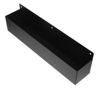 MOBUTOFU Organizer da Parete per Bombolette Spray, Supporto in Ferro 42X11X8Cm, Porta Flaconi per Garage, Officina e Studi, Colore Nero