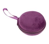 MOBUTOFU Organizzatore per Oli Essenziali 10 Scomparti Custodia Portatile in Velluto Viola per Bottiglie Piccole 1-2 Ml Borsa da Viaggio Rete Interna per Trasporto Sicuro e Uso