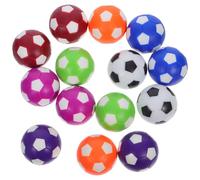 MOBUTOFU Palline di Ricambio per Calcio Balilla Ufficiali da 36 Mm, Set Multicolore da 14 Pezzi, per Biliardino da Tavolo e Giochi Indoor in Famiglia