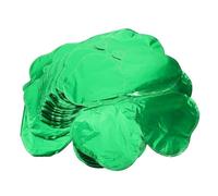 MOBUTOFU Palloncini Resistenti e Sicuri in Foglio di Alluminio Verde a Forma 50 per Decorazioni di Matrimoni e Feste