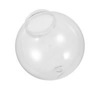 MOBUTOFU Paralume Sfera Acrilico Trasparente per Lampione Esterno Resistente Intemperie Copertura Globo Luce con Apertura per Applique da Parete e Ventilatore Soffitto