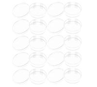 MOBUTOFU Piastra di Coltura in Plastica con Coperchio Versatile e Facile da Usare 20 Pezzi per Colture Cellulari Uso Laboratorio Ingegneria dei Tessuti