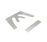 MOBUTOFU Piastra Occlusale 2 in Inossidabile per Comfort del Paziente e Resistenza alla Corrosione Strumento Orale per Protezione Apparecchio