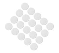 MOBUTOFU Piatto per Colla Ciglia a Forma di Fiore 20 Pezzi in Abs Bianco Strumento Ausiliario per Extension Ciglia Riduce Contatto Aria