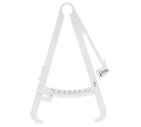 MOBUTOFU Plicometro Strumento Portatile per Grasso Corporeo in Plastica Bianco Misurazione Precisa da 0 a 70mm Tester del Grasso Colore Casuale per Analisi e Fitness